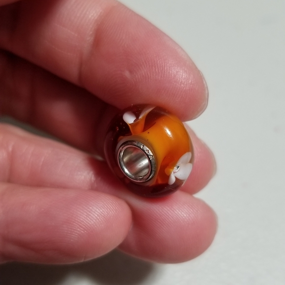 2 x Trollbeads OOAK Bubble Flowers - Picture 10 of 11